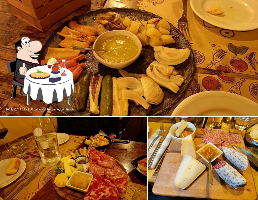 Piatto di formaggi al Al Vecchio Tagliere