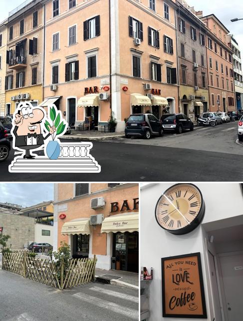 Gli esterni di Dolce Bar