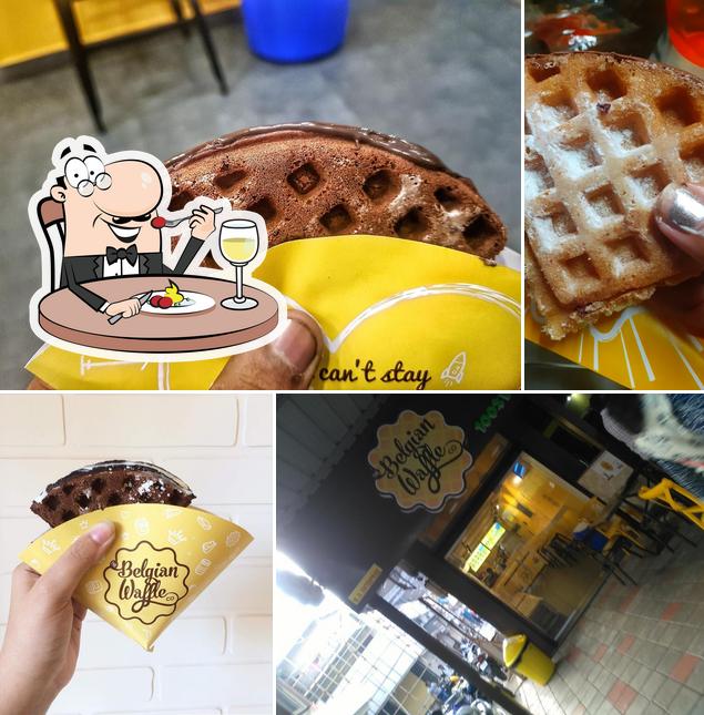 Food at The Belgian Waffle Co
