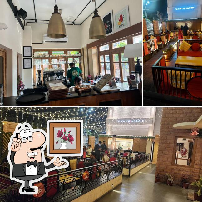 The interior of The Caffeine Ministry