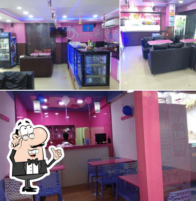 The interior of Milk Shake Factory