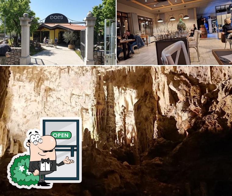 La immagine di esterno e interni da DOM Bistrò