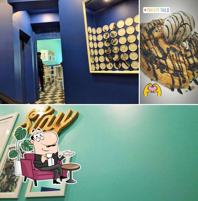 The interior of Twisty Tails