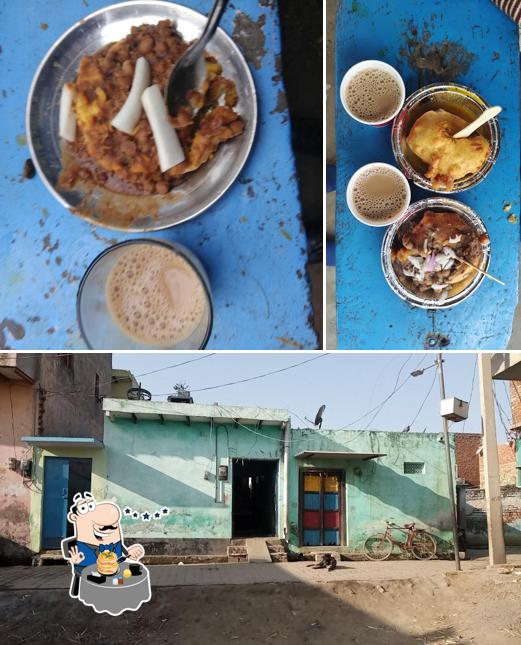 Check out the photo depicting food and exterior at Bhola Pakode Wala