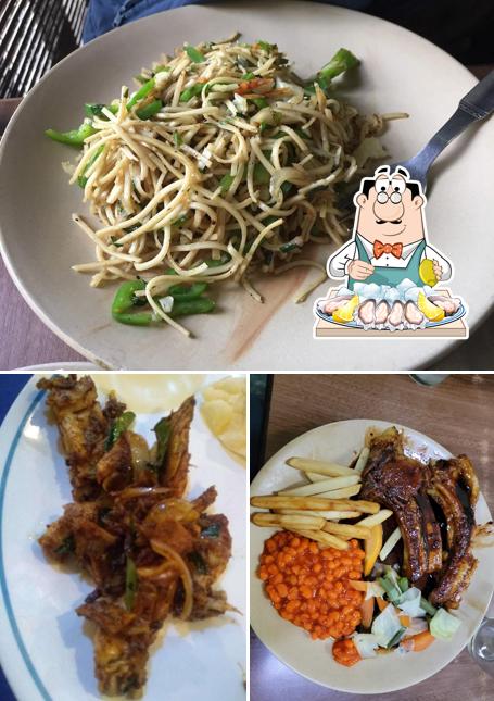 Get seafood at Koshy's