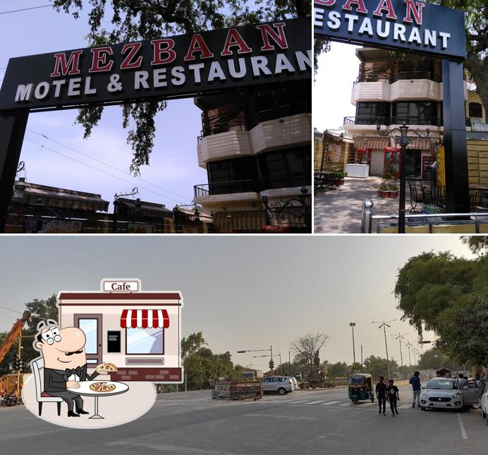 The exterior of Mezbaan Hotel