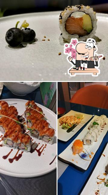Scegli le diverse opzioni di sushi