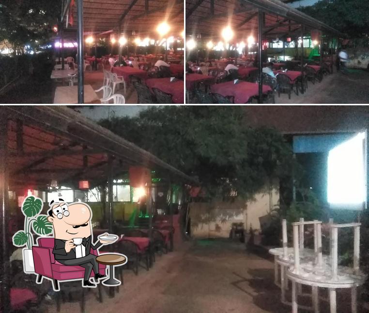 The interior of Athithi Bar & Restaurant