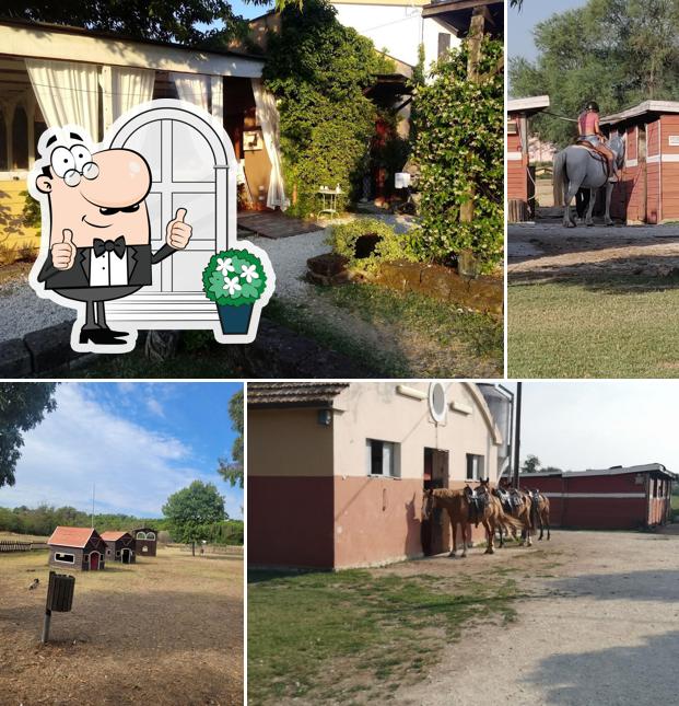 Puoi goderti l'aria fresca da seduto all'esterno di Agriturismo Hornos