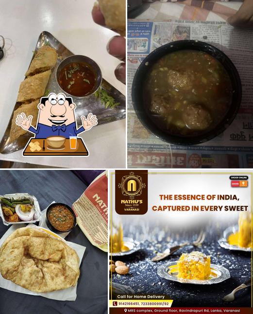 Food at Nathu's Sweets