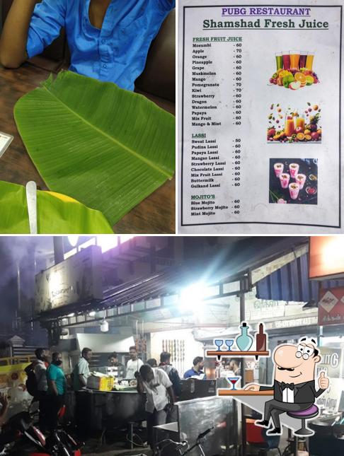 The interior of PUBG Restaurant
