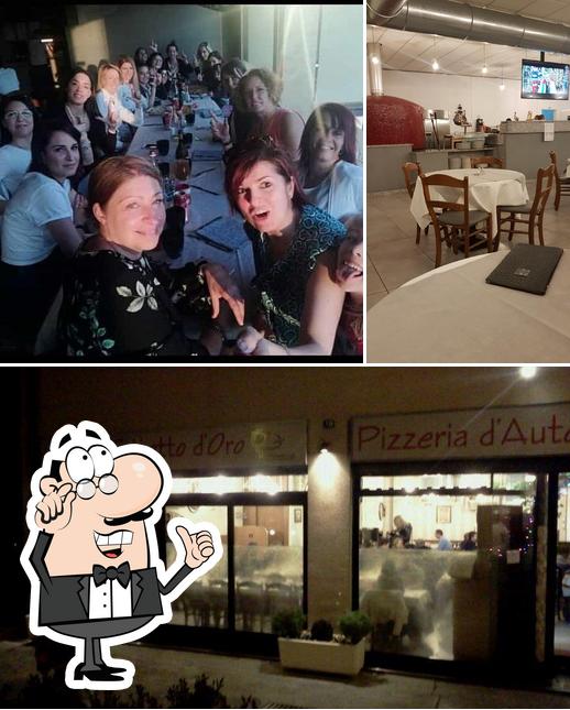 Gli interni di Al Galletto D'oro
