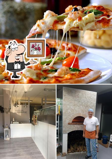 La foto di interni e cibo da Crazy La Pazza Pizza