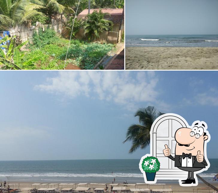 Enjoy the view at the outside area of Gopal Restaurant & Huts