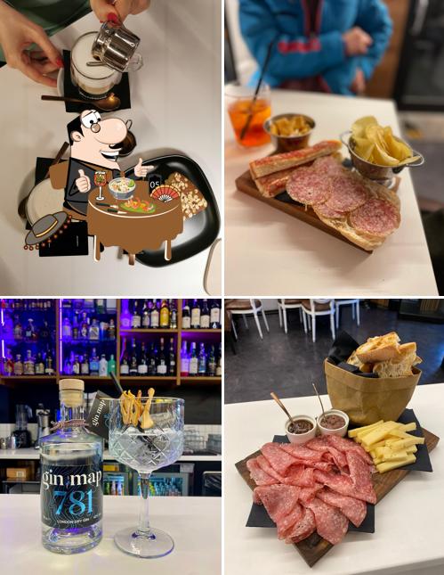 Dai un’occhiata alla immagine che presenta la cibo e interni di Bar Le Volte