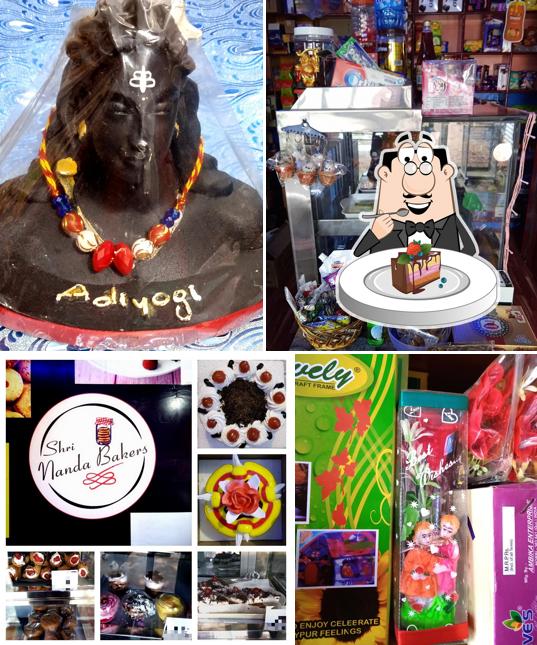 Chocolate cake at SRI NANDA BAKERS