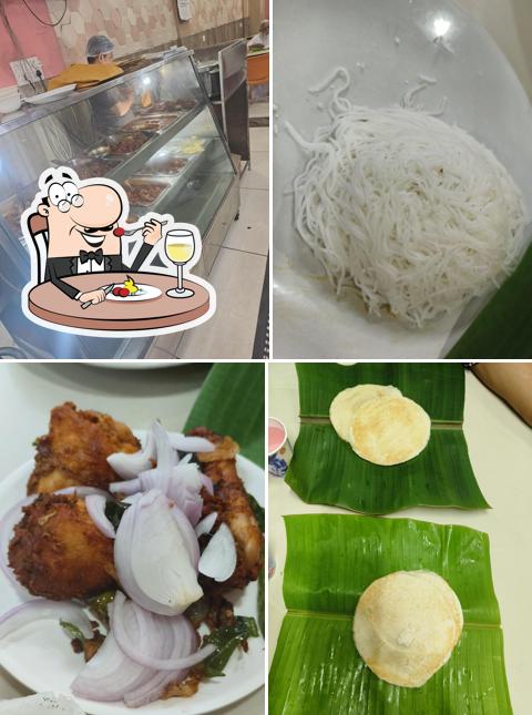 Food at Venuraj Hotel