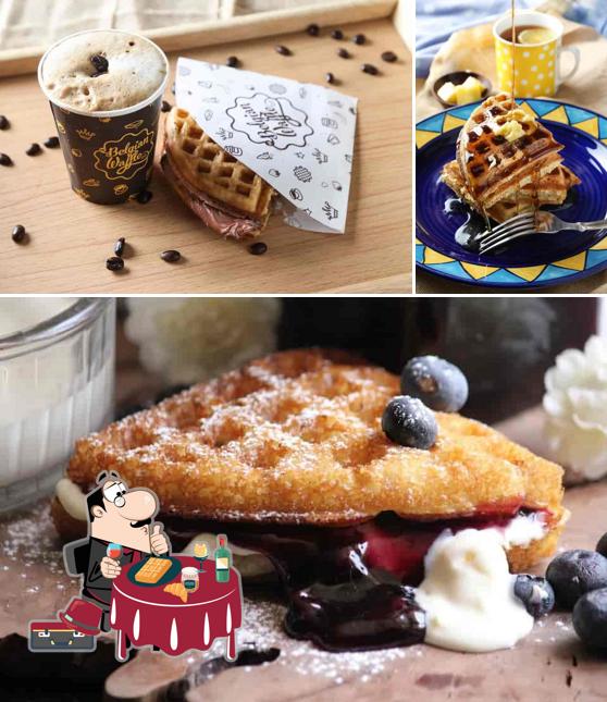 Waffles at The Belgian Waffle Co