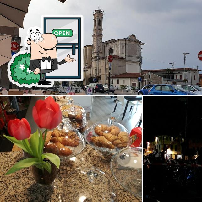 Tra le varie cose da Bar Centrale si possono trovare la esterno e cibo