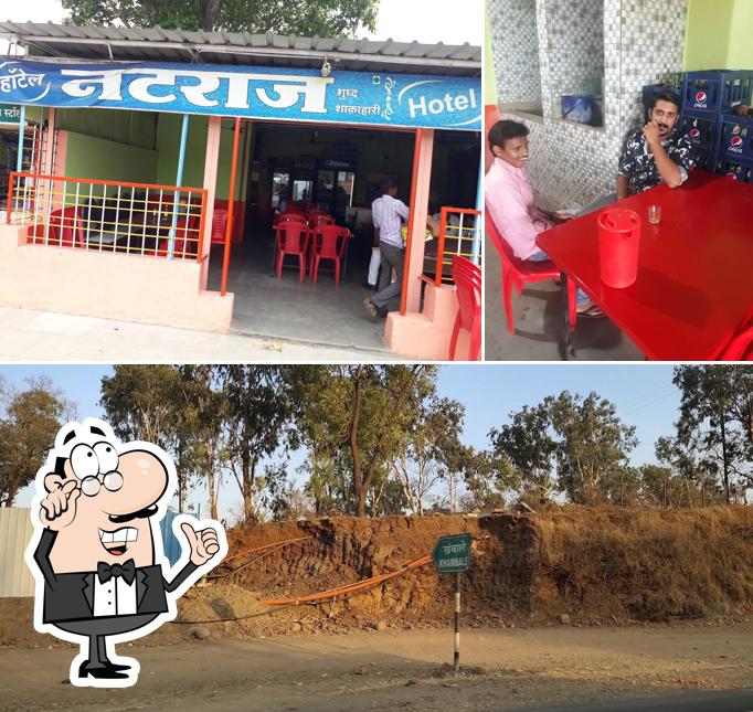 This is the picture showing interior and exterior at Hotel Natraj