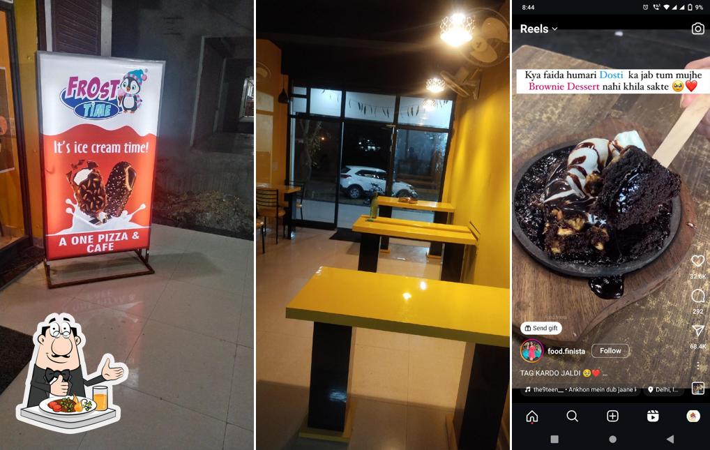 Food at A-One Pizza & Cafe