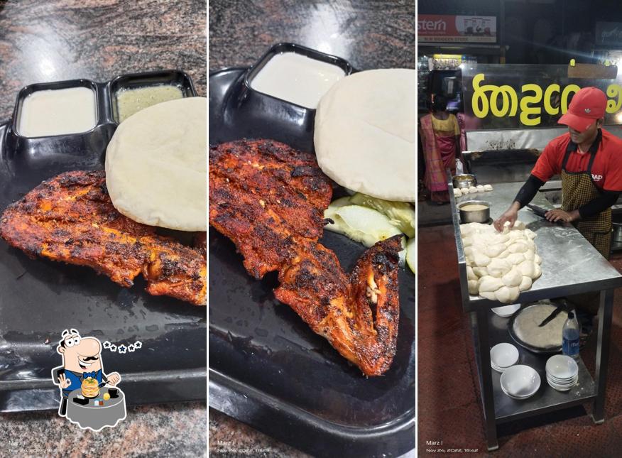 Tandoori chicken at Abad food Court