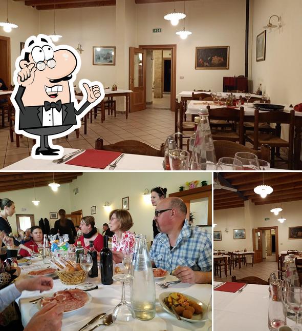 Gli interni di Trattoria da Marisa e Bruno