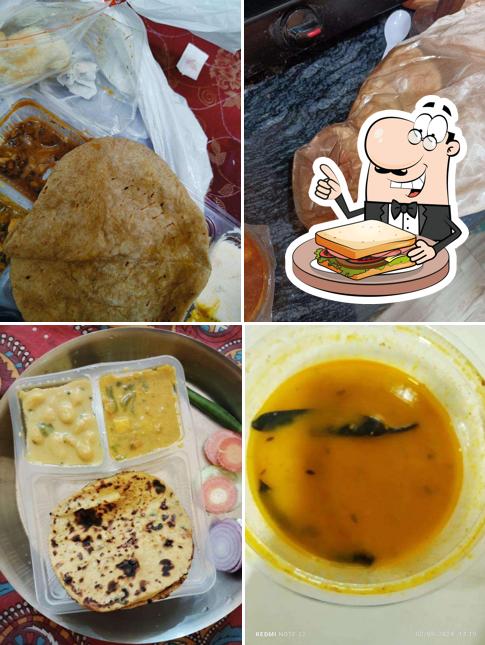 Grilled cheese sandwich at Tiffin Express