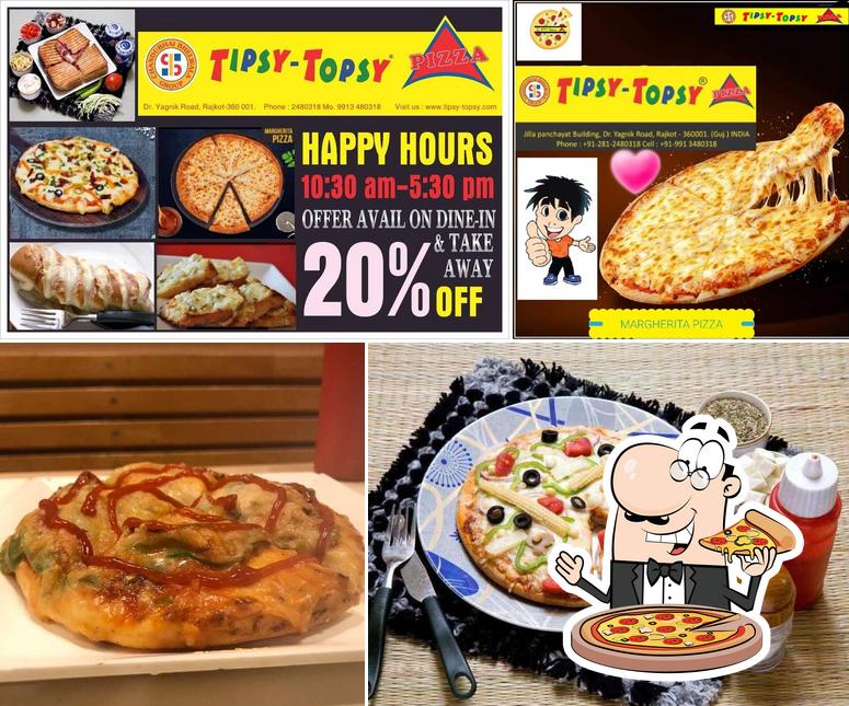 Order pizza at Tipsy Topsy Pizza Parlour