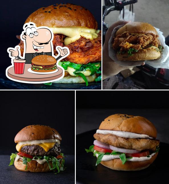 Order a burger at GOOD FLIPPIN' BURGERS