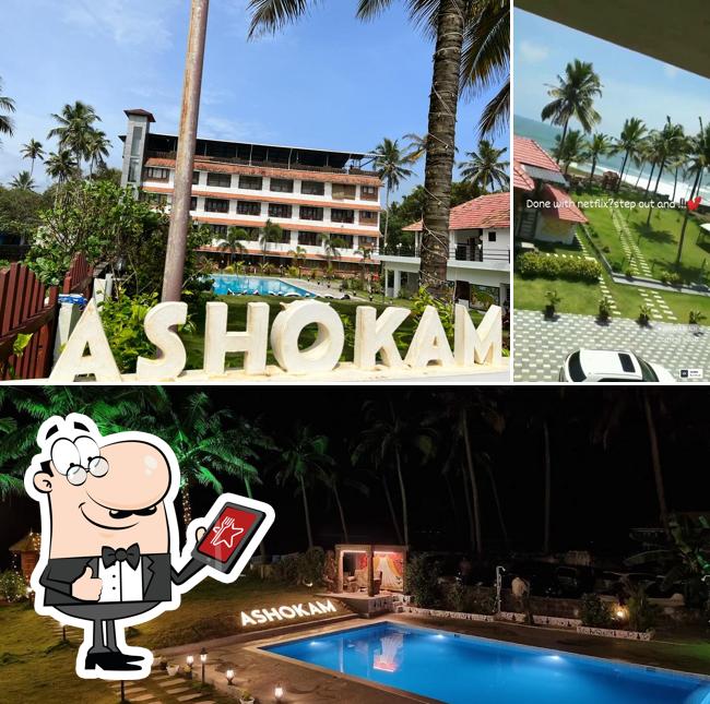 Enjoy the view at the outside area of Ashokam Resort Varkala