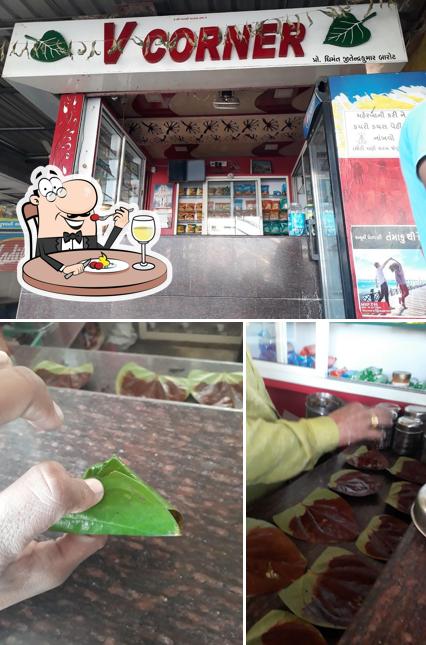 V-Corner is distinguished by food and exterior