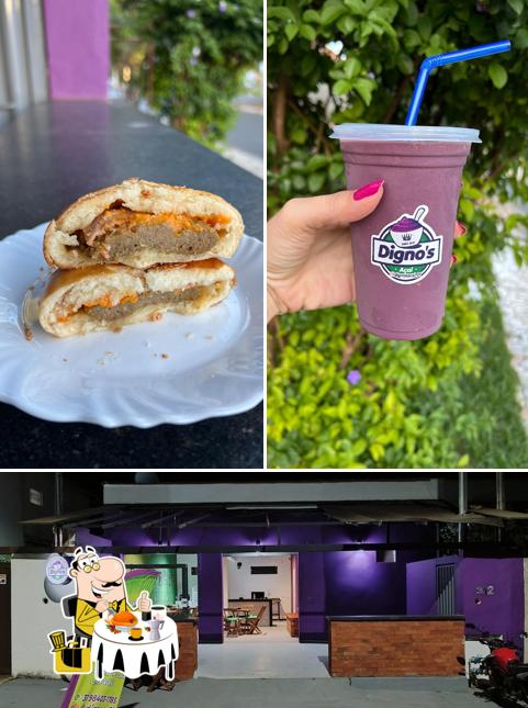 Esta é a ilustração apresentando comida e exterior a Dignos Açaí - Lagoa Santa