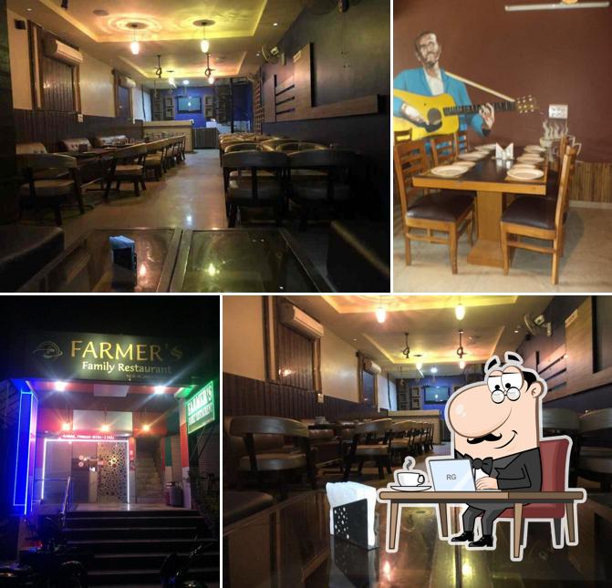 The interior of Farmer's Restaurant