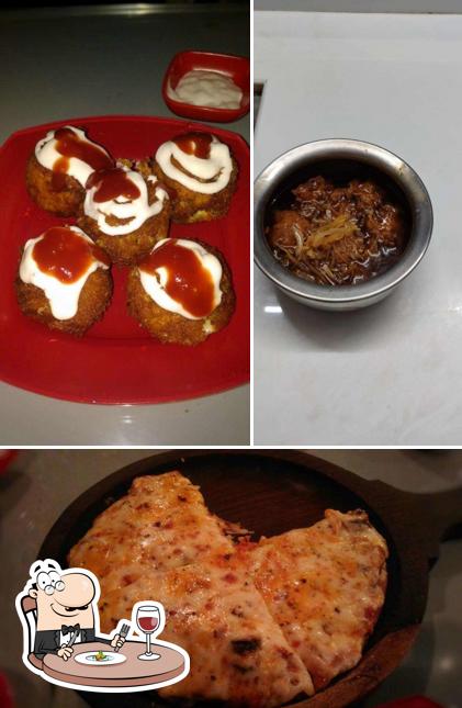 Food at Heroes Restaurant