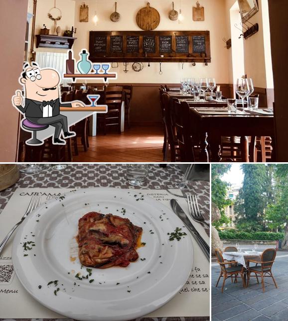 Dai un'occhiata agli interni di Osteria Caffè Amaro