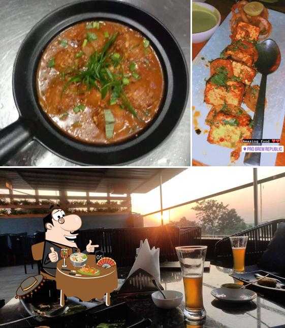 Food at Pro Brew Republic