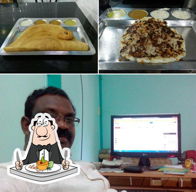Check out the photo depicting food and interior at Uduppi Vegitarian Hotel