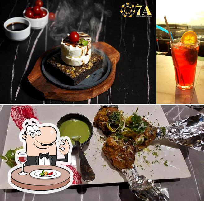 The restaurant's food and beer