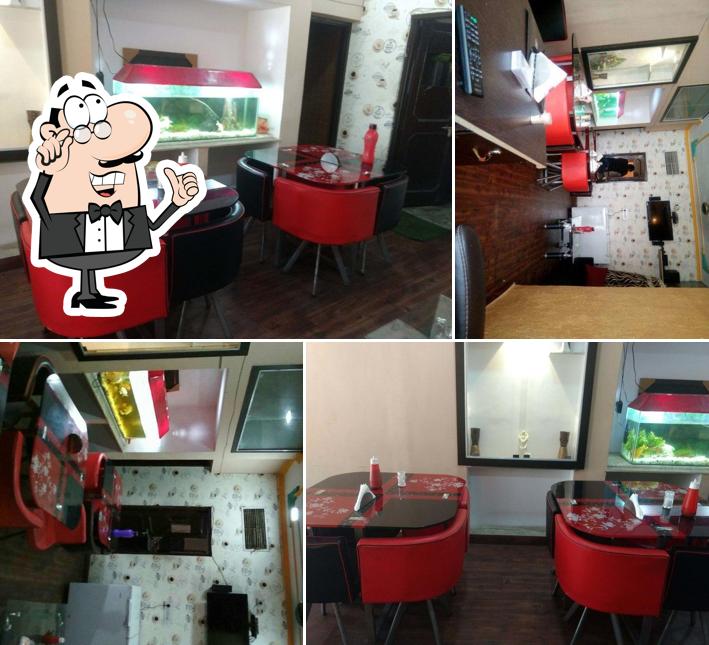 The interior of The Hideout Cafe