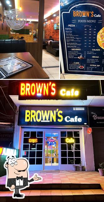 The interior of Brown's Cafe
