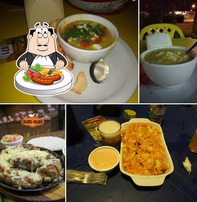 Sopa de galinha em Caldos e Caldos