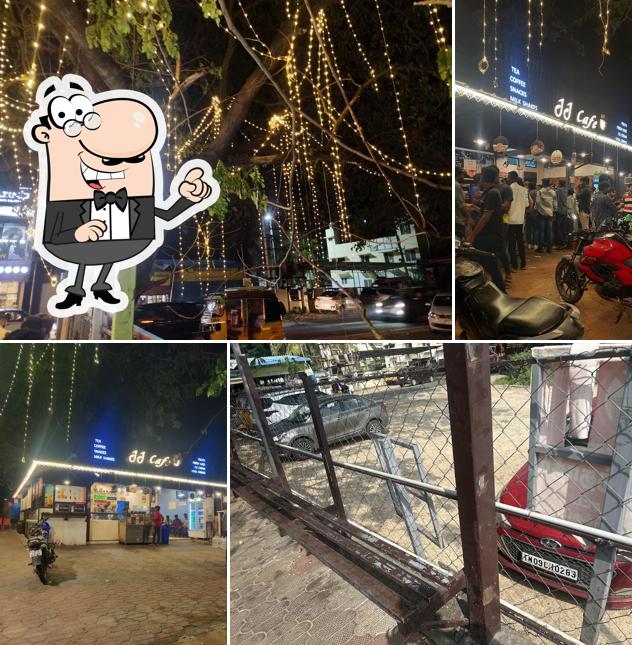 You can get some fresh air outside JJ Cafe