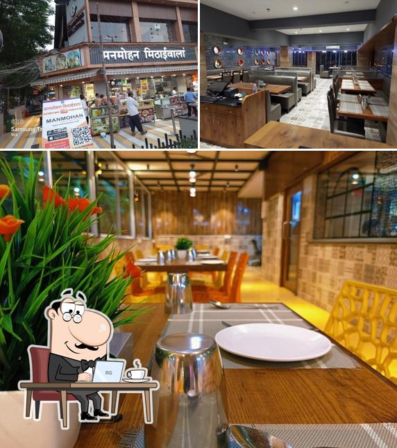 Check out how Manmohan Restaurant Pure Veg looks inside