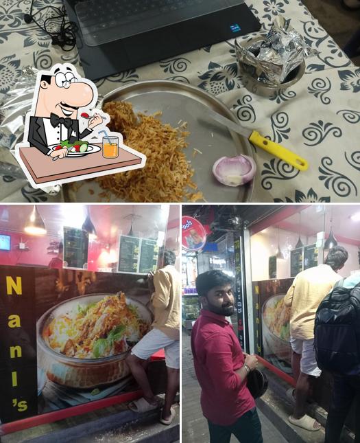 Food at Nani's Hyderabad Dum Biryani