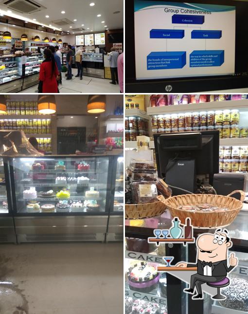 Take a seat at one of the tables at Paradise