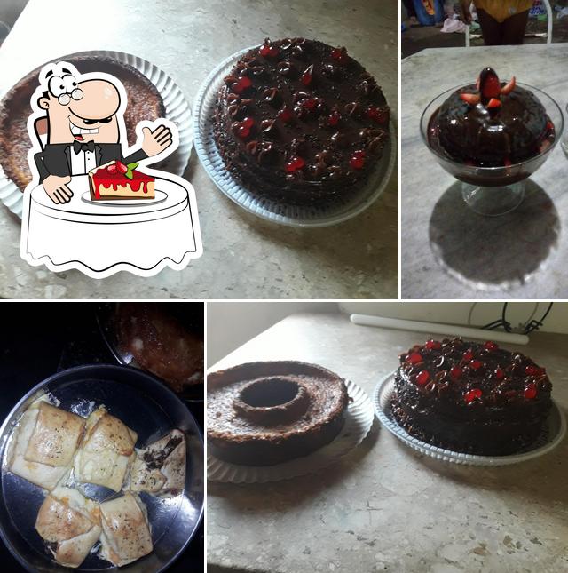 Lanchonete O KBÇA oferece uma variedade de pratos doces