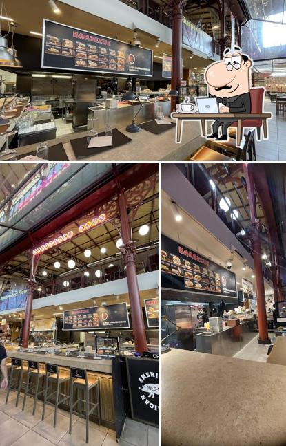 Dai un'occhiata agli interni di Joe's American BBQ