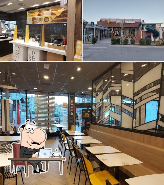 McDonald's Cerignola si caratterizza per la interni e esterno