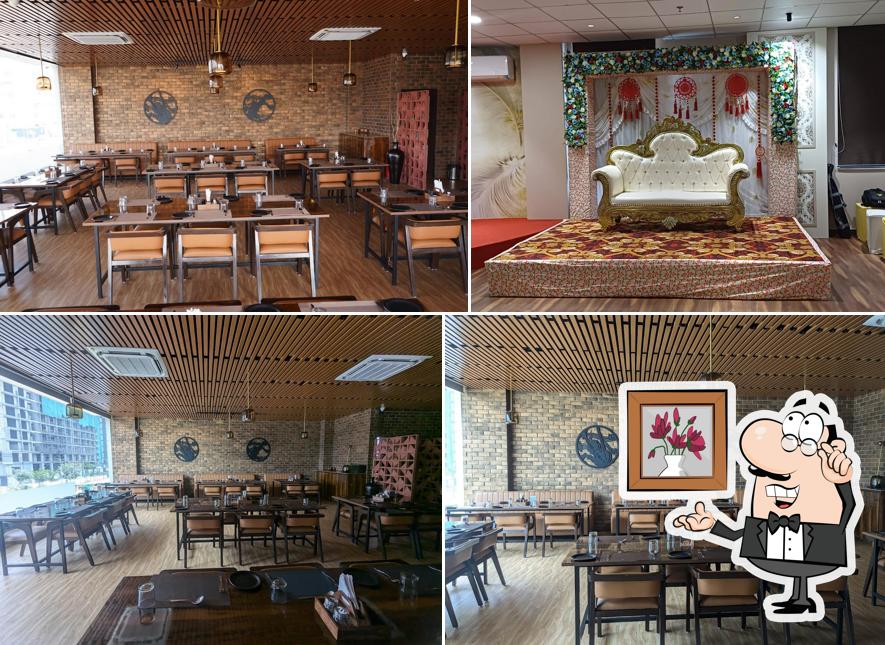 The interior of Velvet 22, Banquet & Multi Cuisine Restaurant